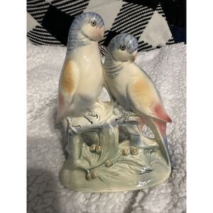 Spalding Royal Copley Double Parakeet Figurine‎